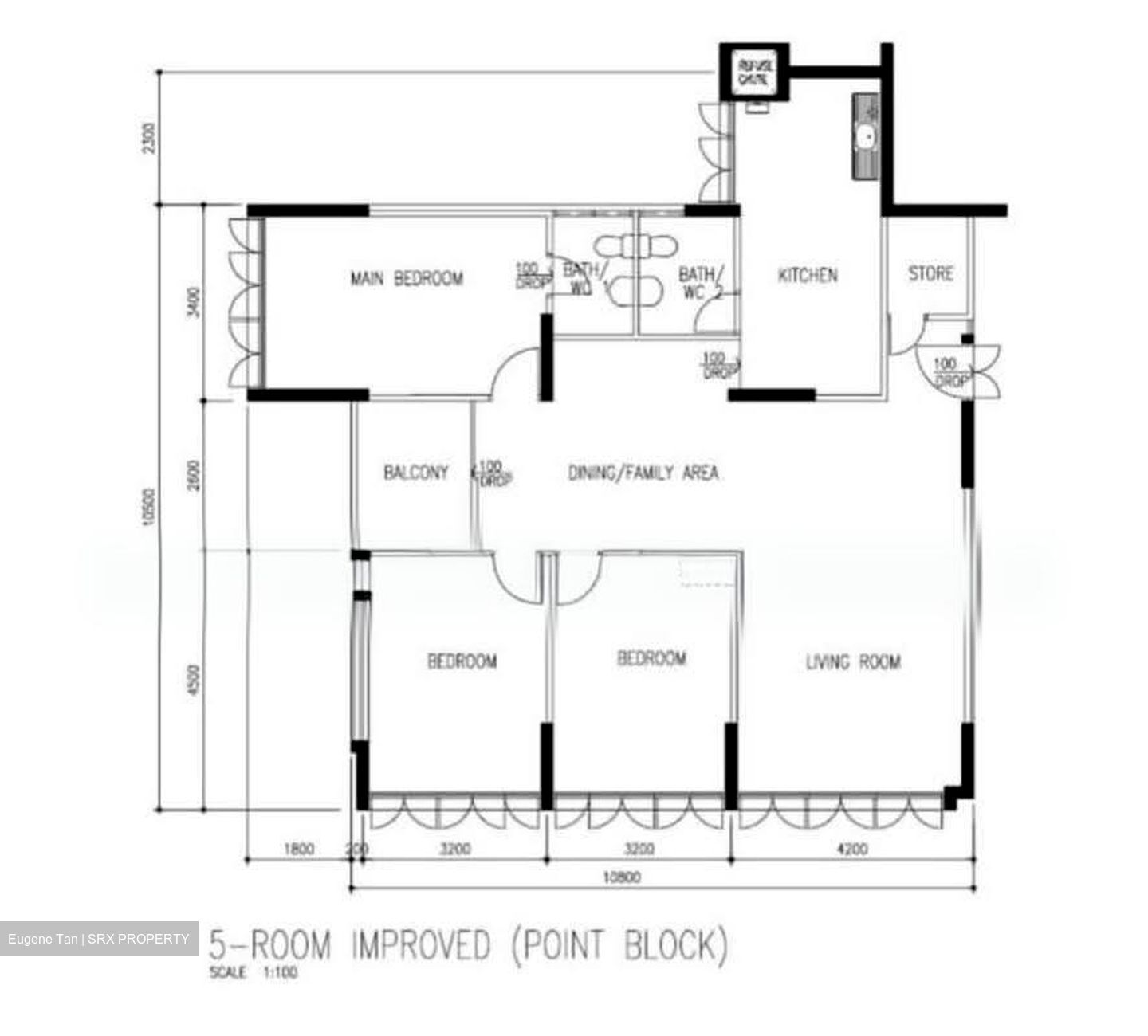 Blk 220 Jurong East Street 21 (Jurong East), HDB 5 Rooms #628709841